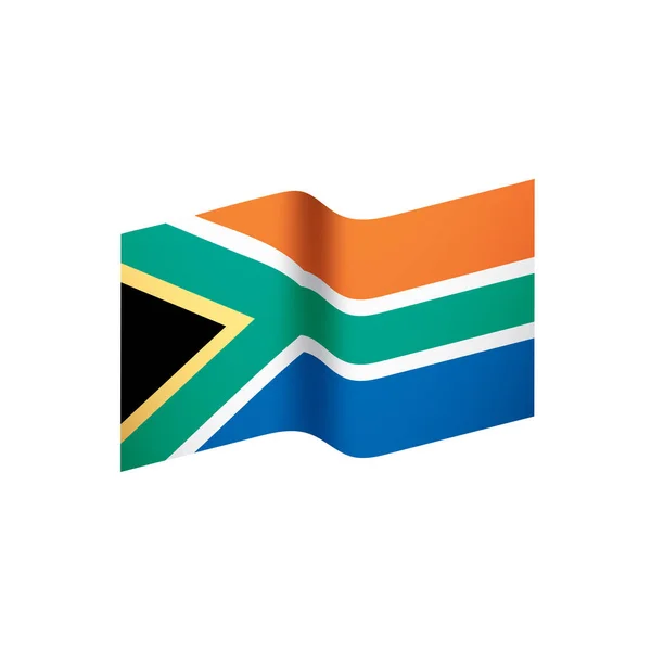 Syd Afrika flagga, vektorillustration — Stock vektor