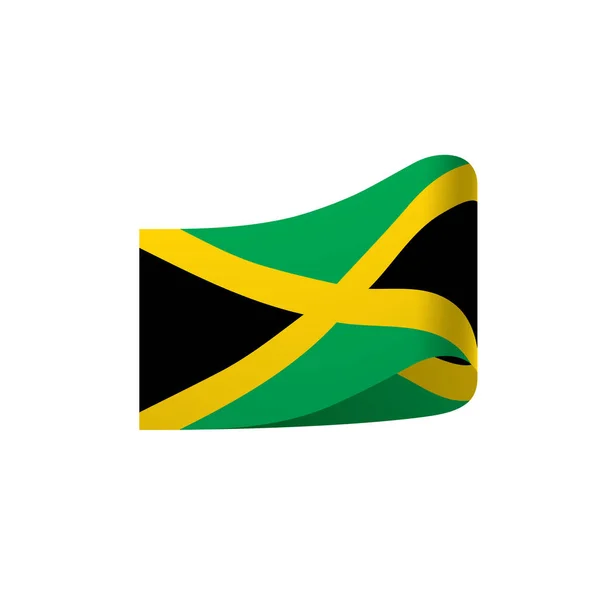 Bandeira da Jamaica, ilustração vetorial —  Vetores de Stock