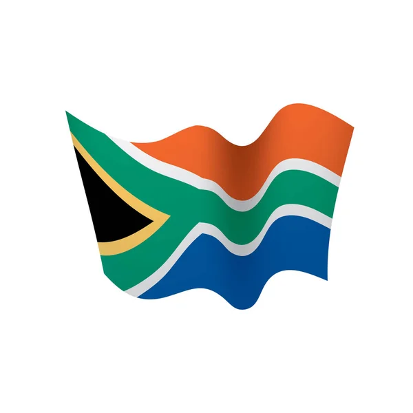 Vlajka Jižní Afrika, vektorové ilustrace — Stockový vektor