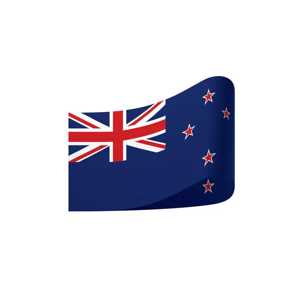 Bandera de Nueva Zelanda, ilustración vectorial — Vector de stock