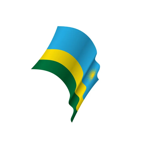 Rwanda flag, vector illustration — Stock Vector