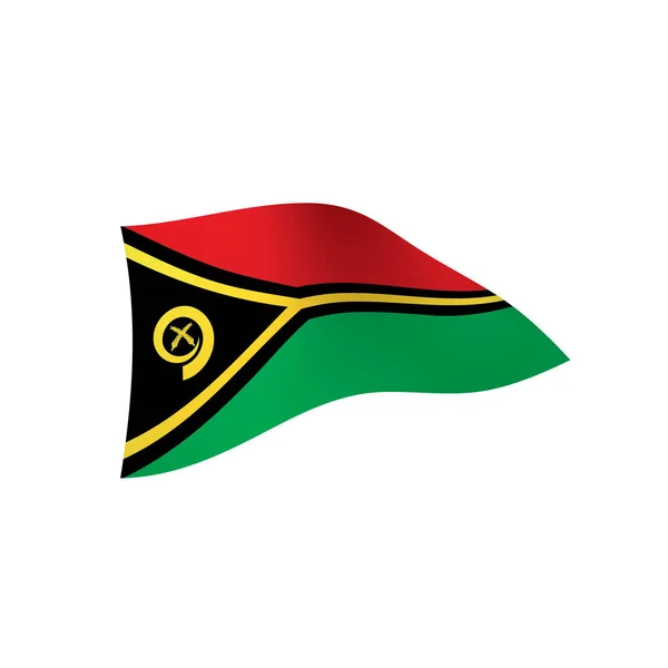 Флаг Вануату, векторная иллюстрация — стоковый вектор