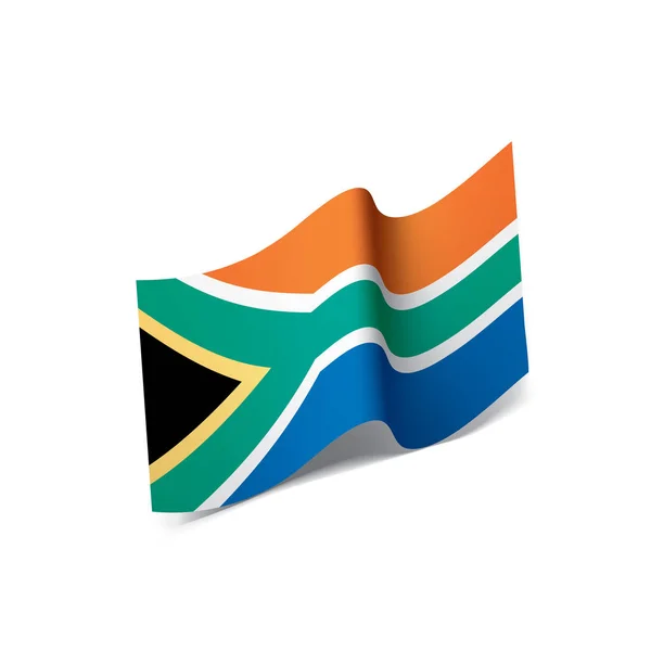 Флаг Южной Африки, векторная иллюстрация — стоковый вектор