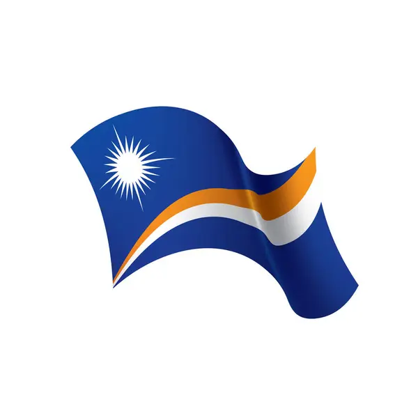 Σημαία νήσων Μάρσαλ, διανυσματική απεικόνιση — Διανυσματικό Αρχείο
