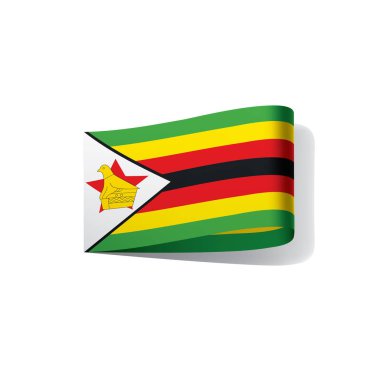 Zimbabve bayrağı, vektör çizim