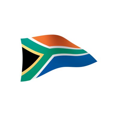 Güney Afrika bayrak, vektör çizim