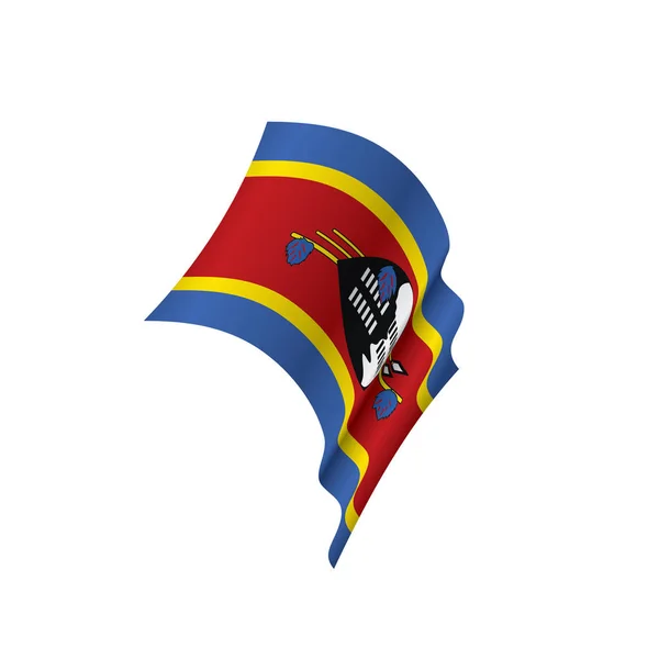 Bandera de Suazilandia, ilustración vectorial — Archivo Imágenes Vectoriales