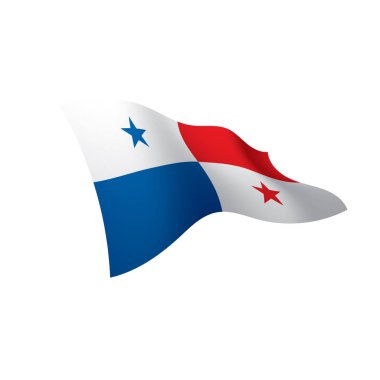 Panama bayrak, vektör çizim