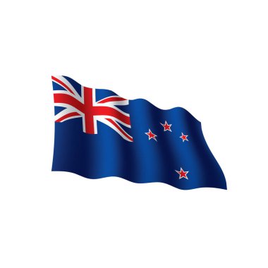 Yeni Zelanda bayrağı, vektör çizim