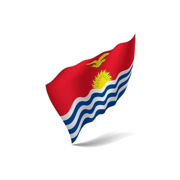 Bandera de Kiribati, ilustración vectorial — Vector de stock