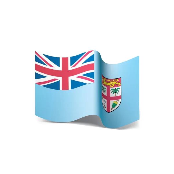 Fiji-Flagge, Vektorillustration — Stockvektor