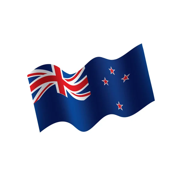 Bandiera Nuova Zelanda, illustrazione vettoriale — Vettoriale Stock