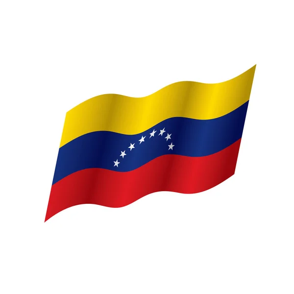 Venezuela steag, ilustrație vectorială — Vector de stoc