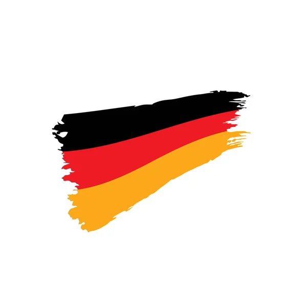 Flaga niemiecka, ilustracja wektora — Wektor stockowy