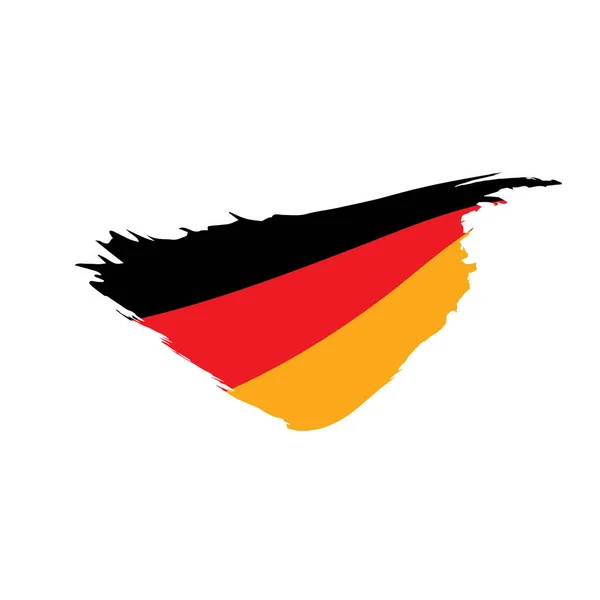 Deutschland Flagge, Vektorabbildung — Stockvektor