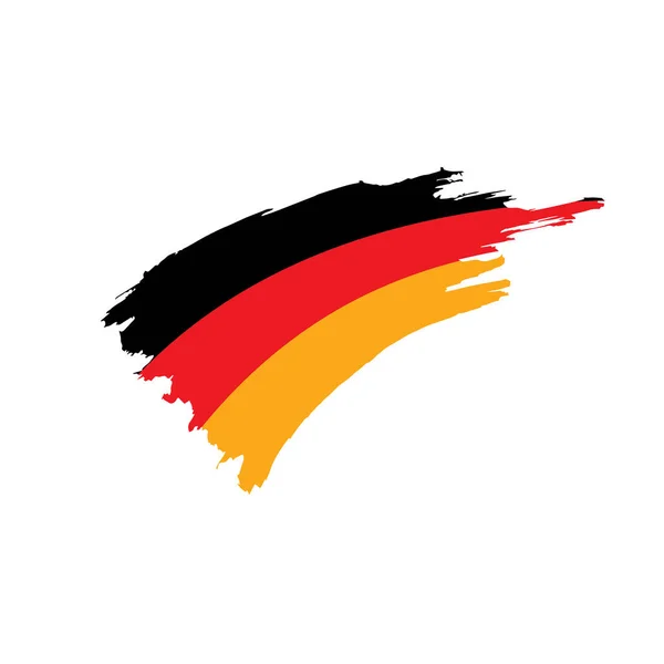 Deutschland Flagge, Vektorabbildung — Stockvektor