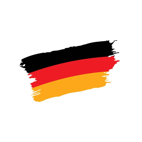 Bandera de Alemania, ilustración vectorial — Archivo Imágenes Vectoriales