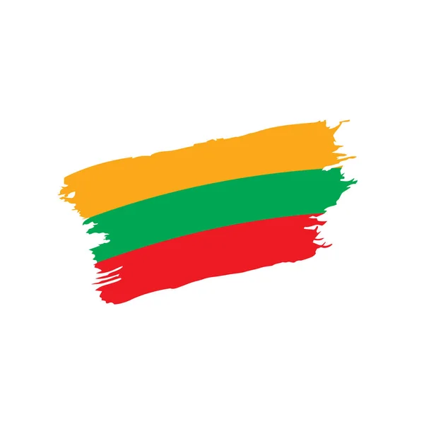 Lituânia bandeira, ilustração vetorial —  Vetores de Stock