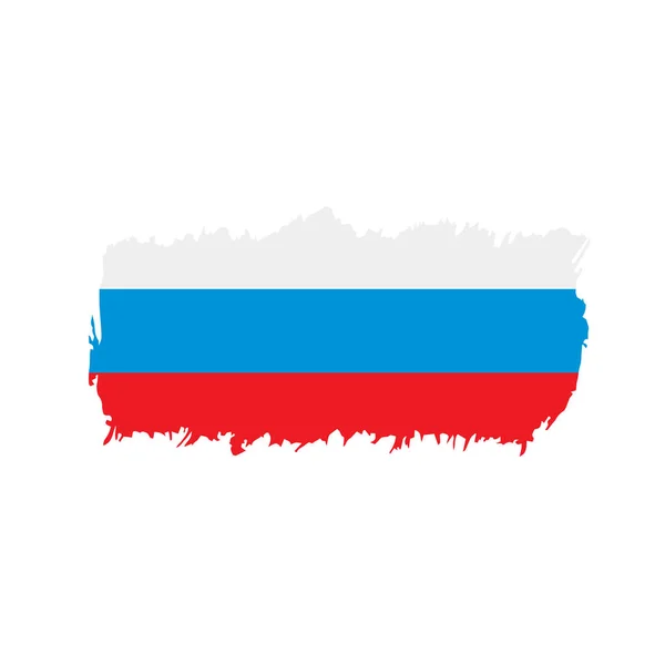 ロシア国旗ベクトルイラスト — ストックベクタ