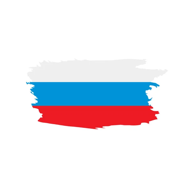 Rusland vlag, vector illustratie — Stockvector