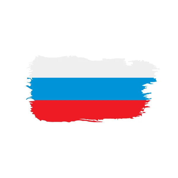 Russia flag, vector illustration — Stock Vector