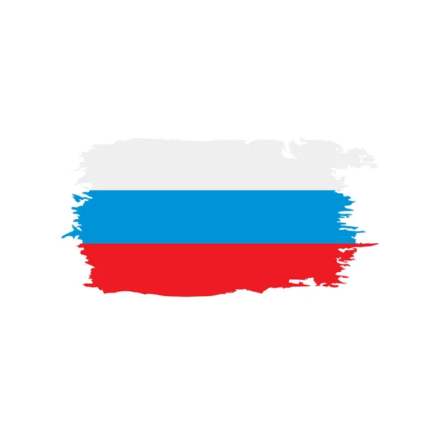 Russia flag, vector illustration — Stock Vector