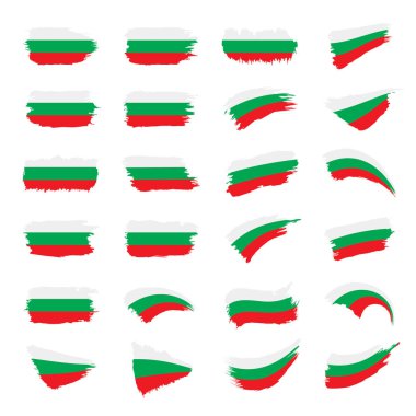 Bulgaristan bayrağı, vektör çizim