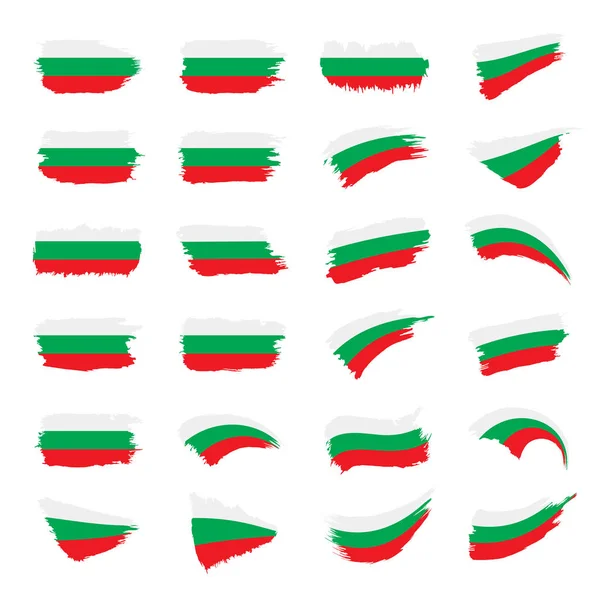 Bandera de Bulgaria, vector de ilustración — Archivo Imágenes Vectoriales