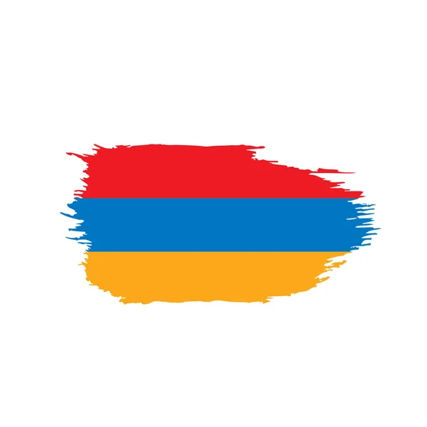 Bendera Armenia, ilustrasi vektor - Stok Vektor