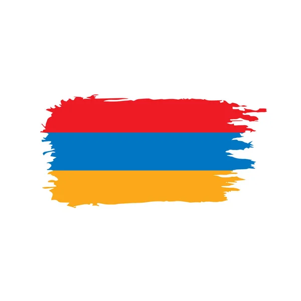 Bandera de Armenia, vector de ilustración — Vector de stock