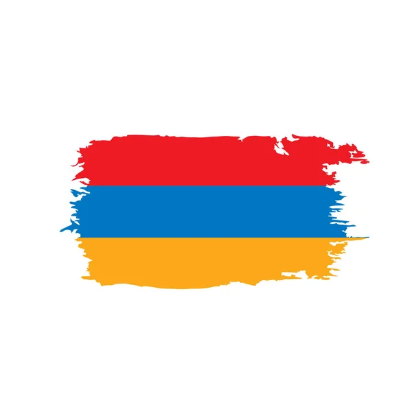 Drapeau Arménie, illustration vectorielle — Image vectorielle