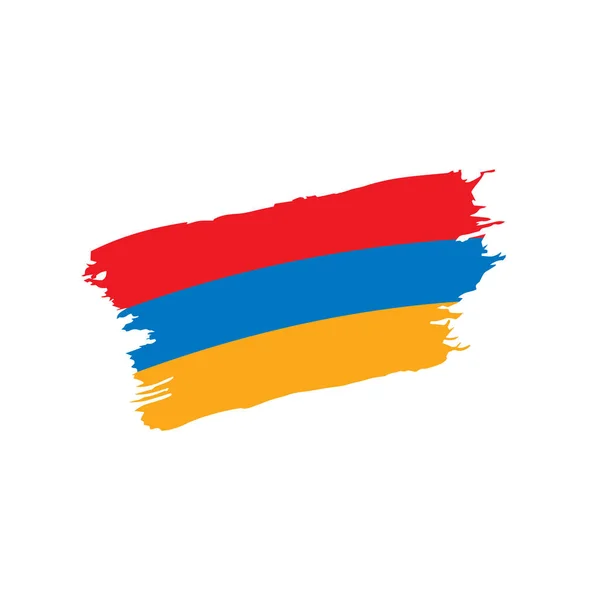 Armenien-Flagge, Vektorillustration — Stockvektor