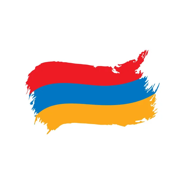 Armenië vlag, vector illustratie — Stockvector