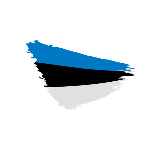 Estonia bandera, ilustración vectorial — Archivo Imágenes Vectoriales