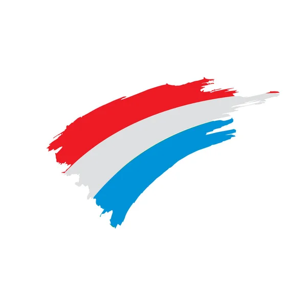 Países Bajos bandera, ilustración vectorial — Vector de stock