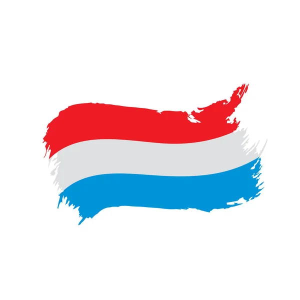 Bandeira da Holanda, ilustração vetorial — Vetor de Stock