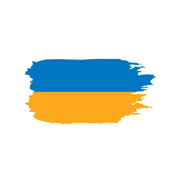 Flaga Ukrainy, ilustracji wektorowych — Wektor stockowy