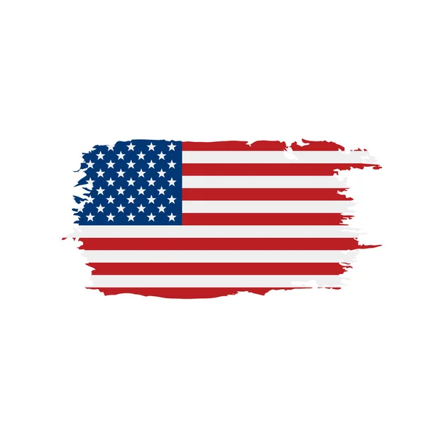 USA flagga isolerade — Stock vektor