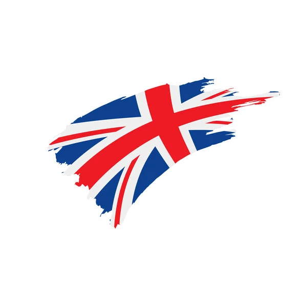 Bandera del Reino Unido, vector — Vector de stock