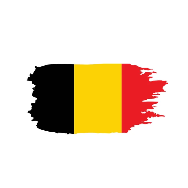 Drapeau de Belgique, illustration vectorielle — Image vectorielle
