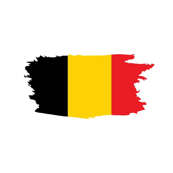 Drapeau de Belgique, illustration vectorielle — Image vectorielle