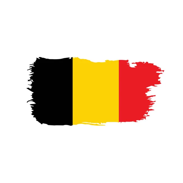 Drapeau de Belgique, illustration vectorielle — Image vectorielle