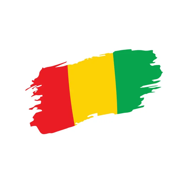 Bandera de Guinea, ilustración vectorial — Vector de stock