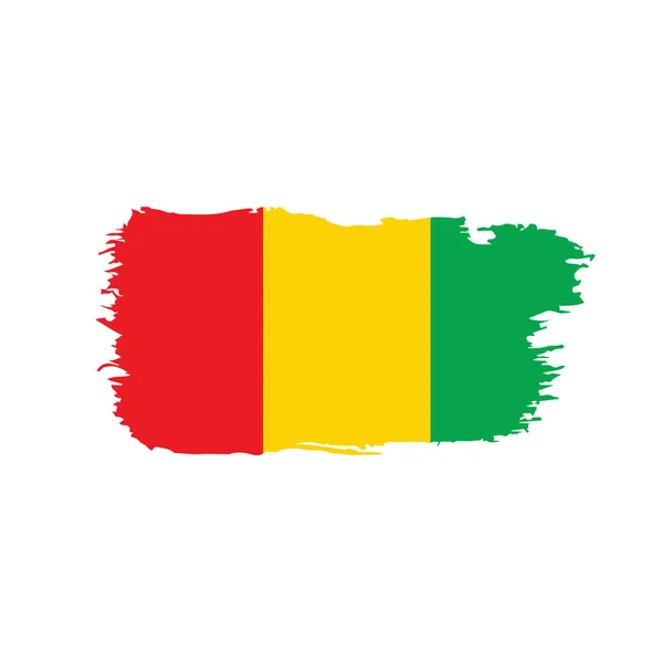 Bandera de Guinea, ilustración vectorial — Vector de stock