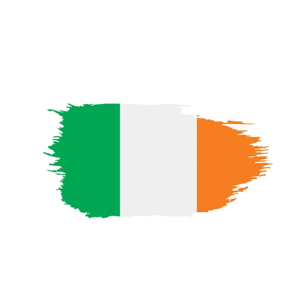 İrlanda bayrağı, vektör illüstrasyonu — Stok Vektör