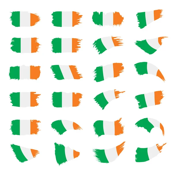 Bandera de Irlanda, ilustración vectorial — Vector de stock