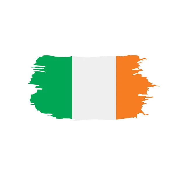 Irlandfahne, Vektorillustration — Stockvektor