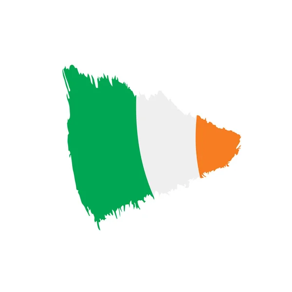 Ireland flag, vector illustration — Stock Vector