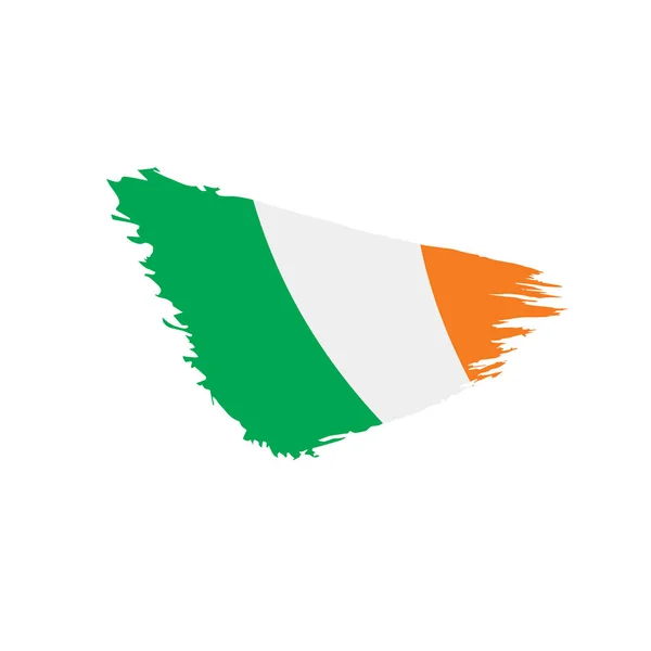 Bandera de Irlanda, ilustración vectorial — Archivo Imágenes Vectoriales
