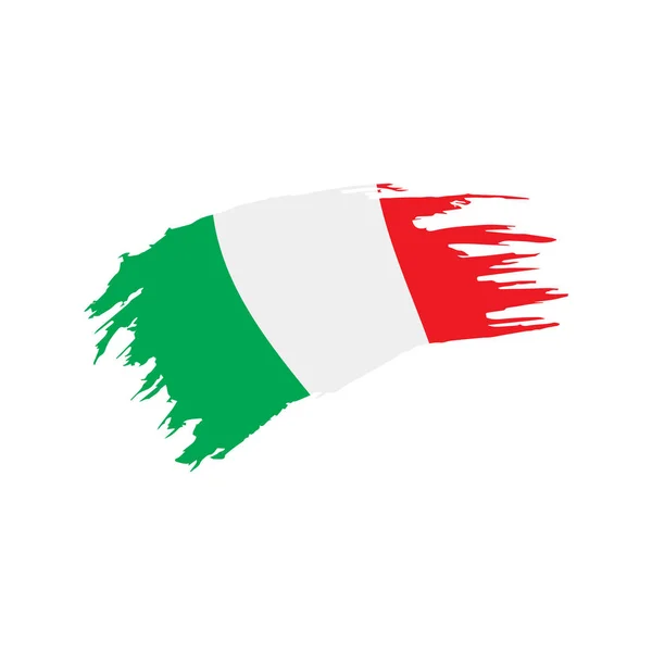 Bandeira da Itália, ilustração vetorial — Vetor de Stock